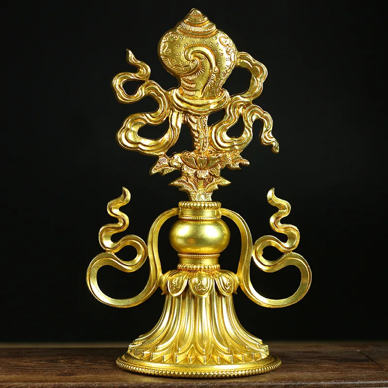 Pure Copper Eight Auspicious Offerings Decoration Home Decoration Nepal Lucky Eight Treasures Combination