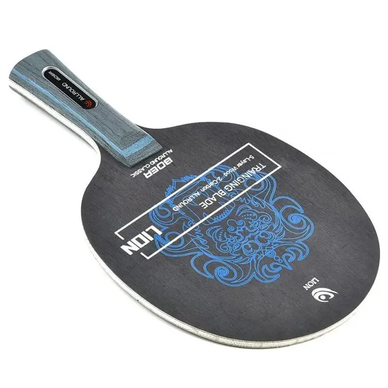 1 Pcs Boer Lion Table Tennis Blade 5+2 Wood Ping Pong Blade Good for Attack with Fine Control, CS / FL Handle