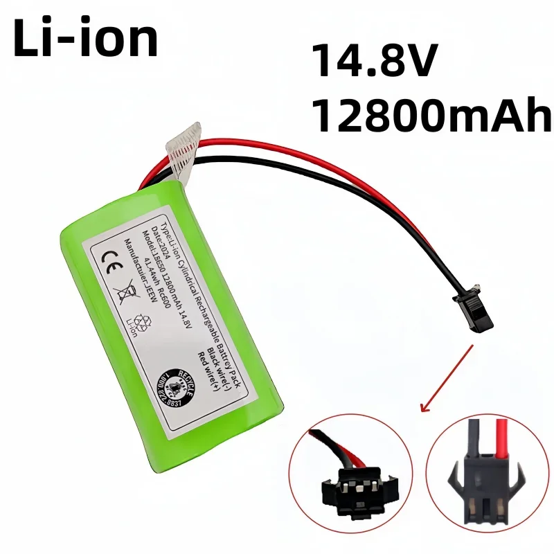 

100% оригинал, абсолютно новый, 14,8 В, 2800-12800 мАч, подходит для таких как пылесосы, роботов, электронных продуктов и аккумуляторов