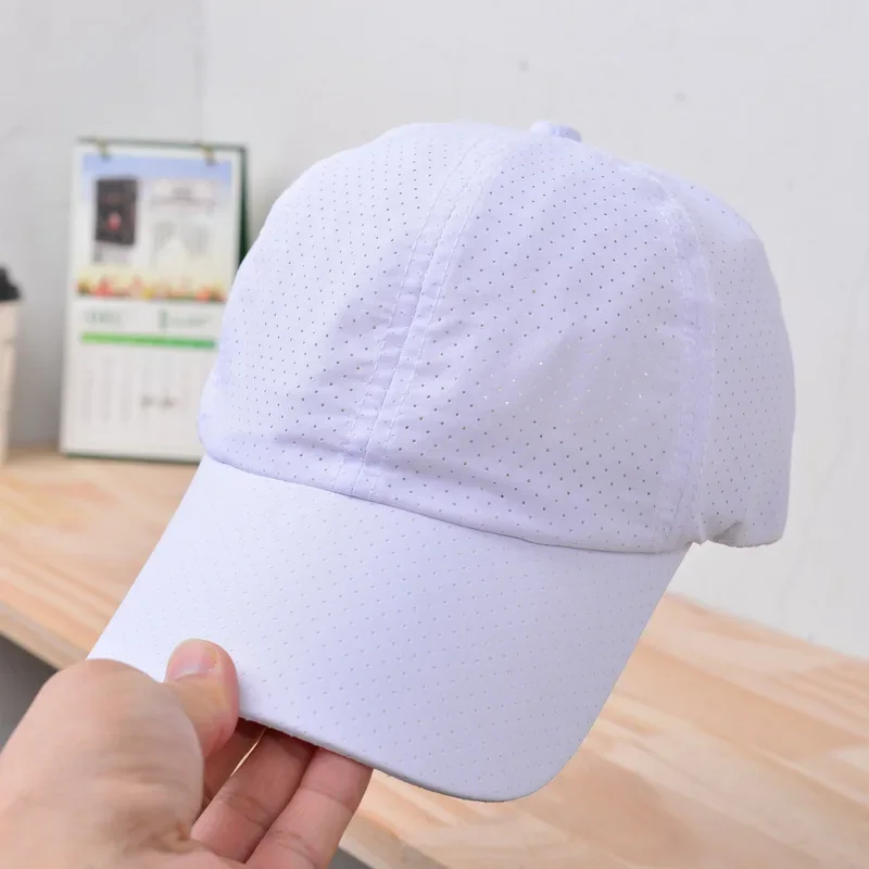 Fast Dry Summer Caps for Women Men Running  Cap Mesh Solid Color Outdoor Fishing Hiking Sport Hats Women Sunhat