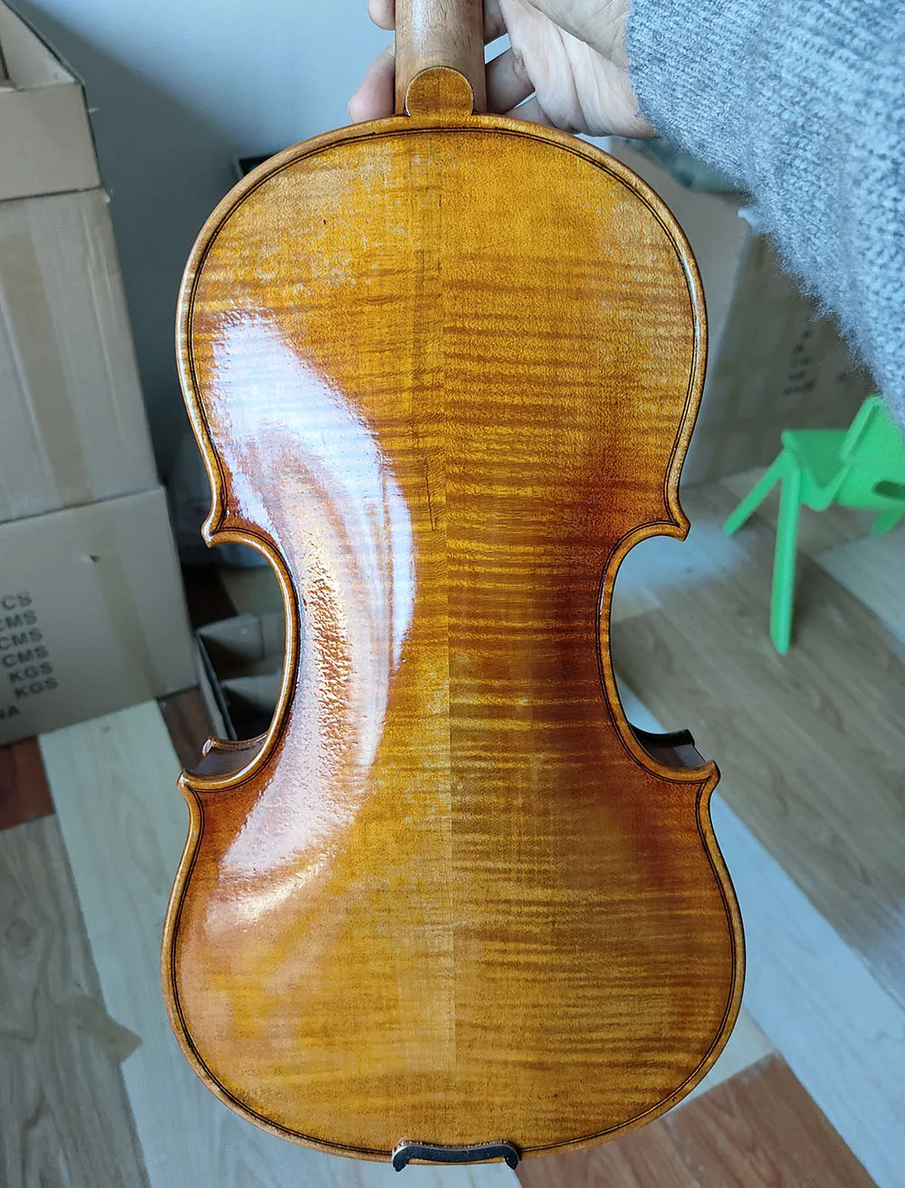 Antonio Stradivarius Cremonese 1715 Professional Violin Size 4/4 #3386 European Wood Hand Made Oil Varnish