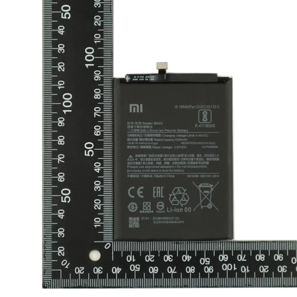 2025 Years New 100% Original Battery BN53 BN54 BN55 For Xiaomi Redmi Note 9 Pro 9Pro / Note 9S / Note 10 pro 10pro 10X Battery