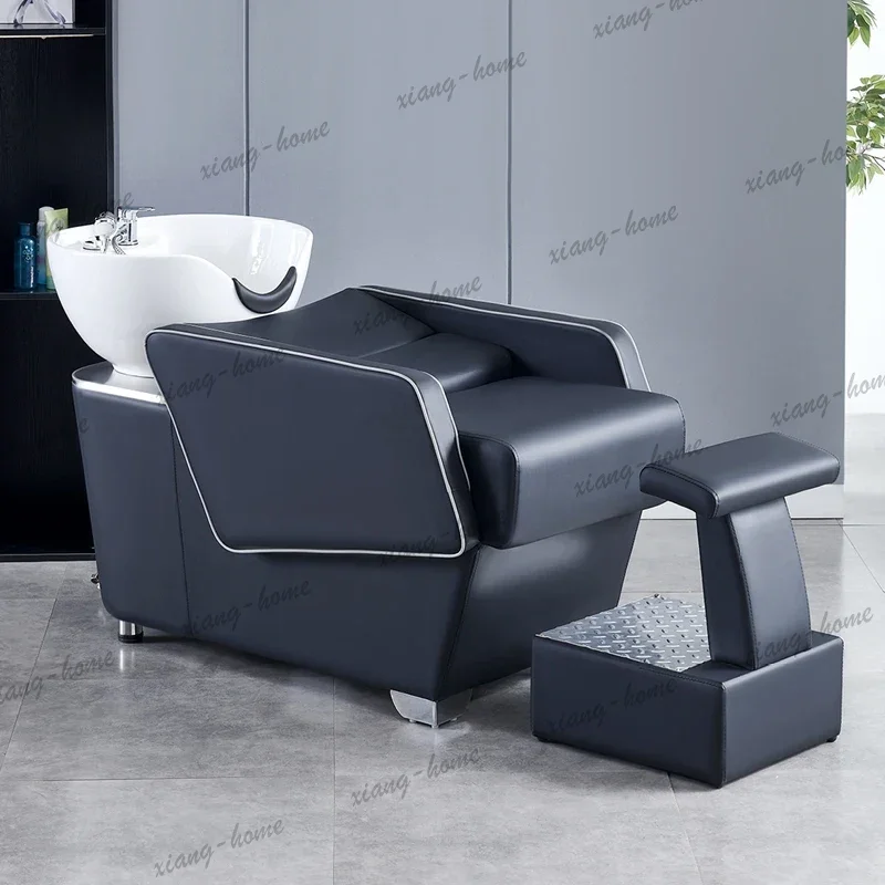 LJY Aesthetic Premium Minimalist Style Salon Chairs Luxury Elegant Shampoo Chairs Kosmetiksalon Ausstattung Möbel Salon Furnitur
