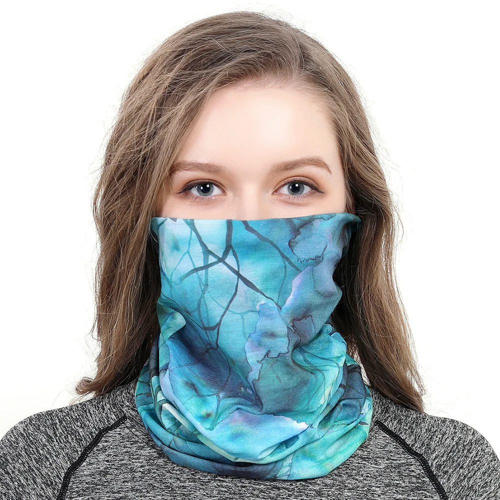 Landscape Pattern Dragon Design Heabands Cycling Bandanas For Woman Man Sports Face Mask Travel Head Scarf Neck Balaclava