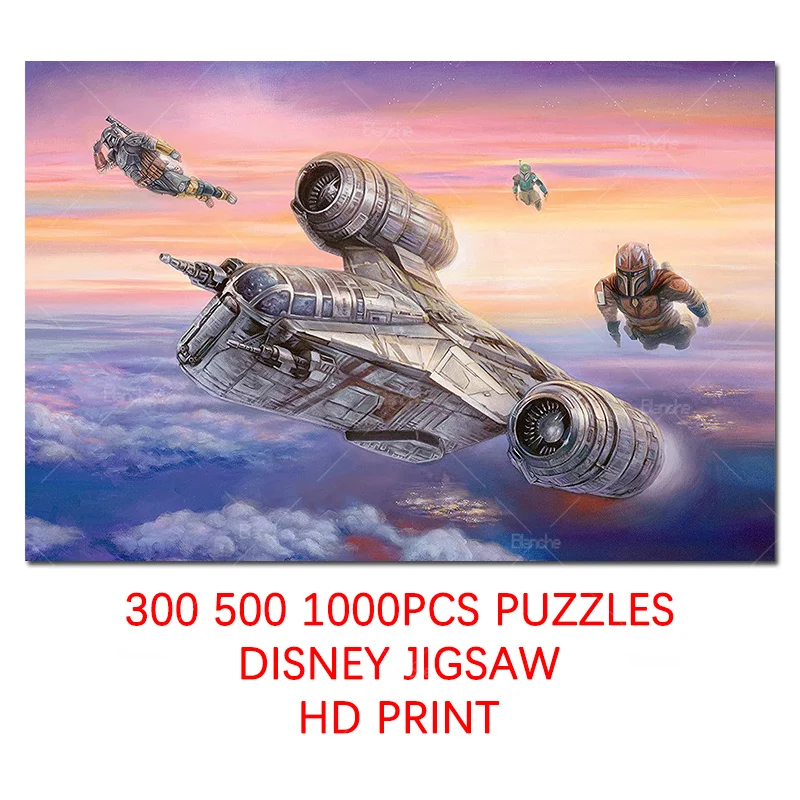 

Star War Movie Still Sky Flying Galaxy Disney Puzzles 300 500 1000PCS Paper Jigsaw Image For Boys Teens Adults Fans Friends Gift