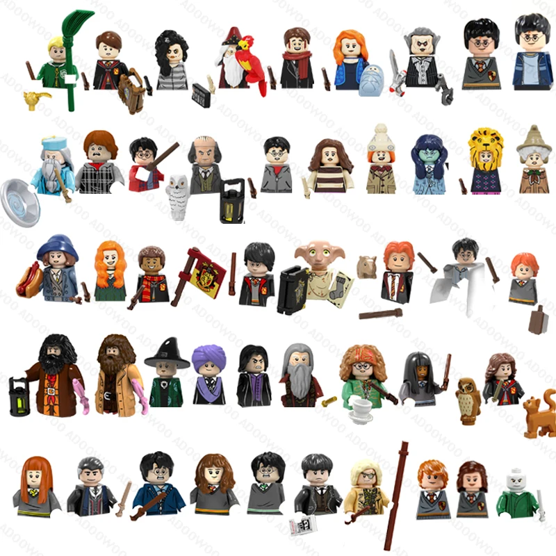 49 Estilos PG901 PG1286 Harry Potter Anime Serie de Películas Figura de Bloques Muñeco Miniatura Juguete de Acción Bloques de Construcción Regalo para Niños