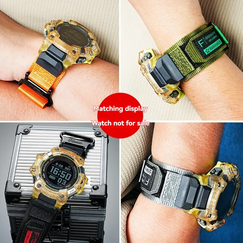 For CASIO G-SHOCK GBD-H1000 3475 Smart Digital Watch Band, Waterproof Nylon Sports Strap for Outdoor Hiking Canvas Replacement view 3