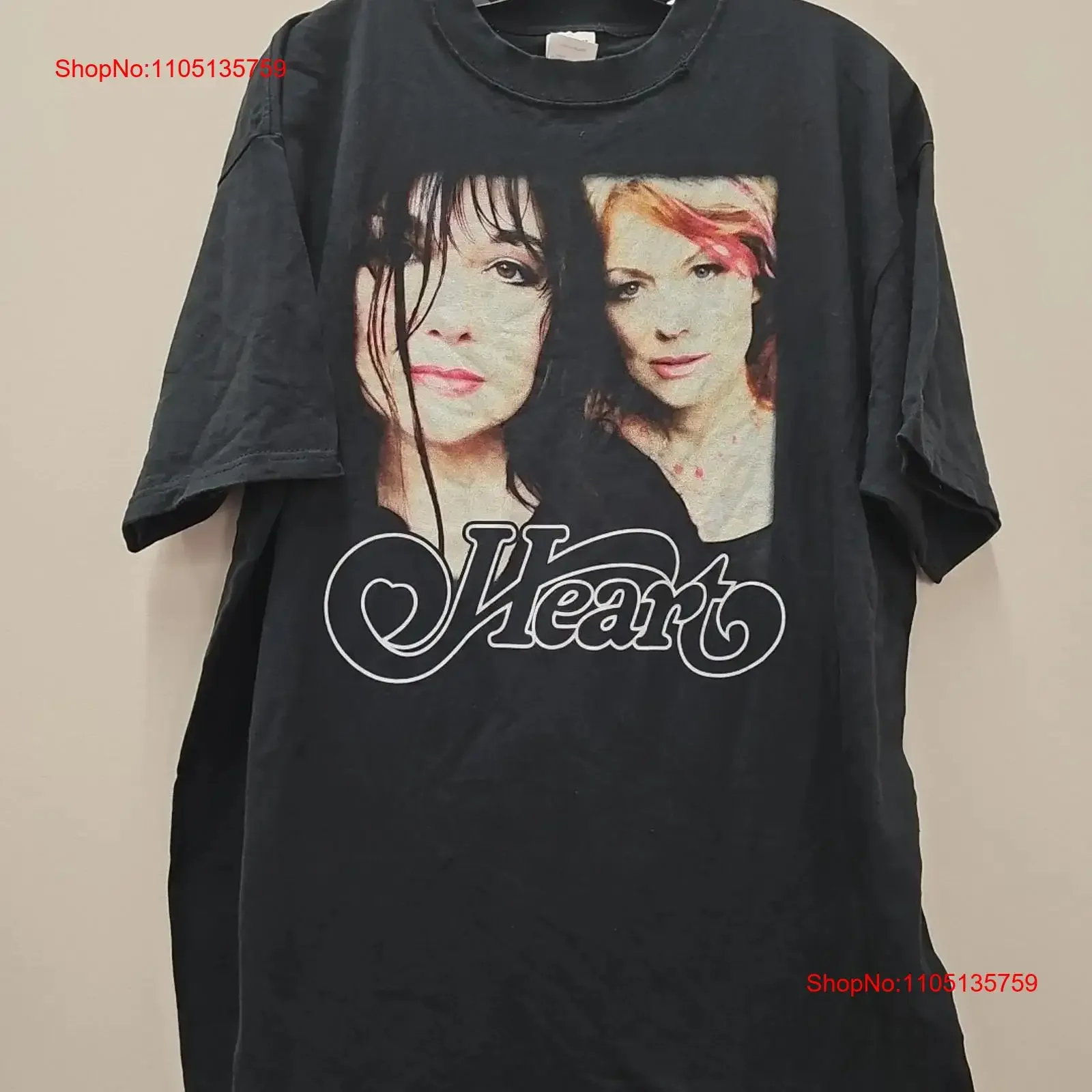 Heart Jupiters Darling Tour 2004 T Shirt Size XL Band Concert Vintage vintage Washed homme Top For Everyday Wear fashion