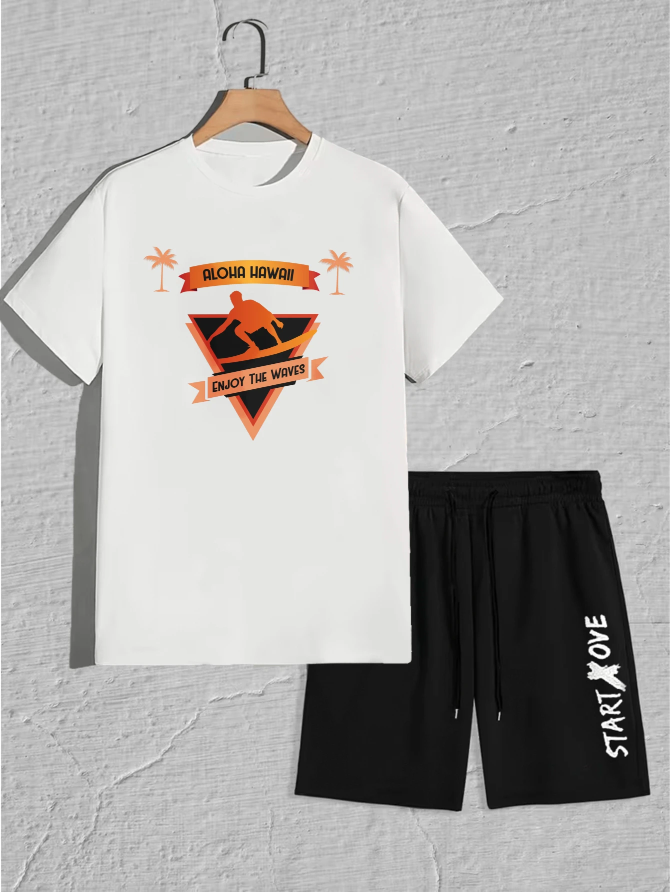 

Мужской комплект, летняя мужская одежда 2025 года, футбольный костюм для мужчин, одежда с графическим рисунком, дышащий мужской комплект, мужские костюмы с принтом