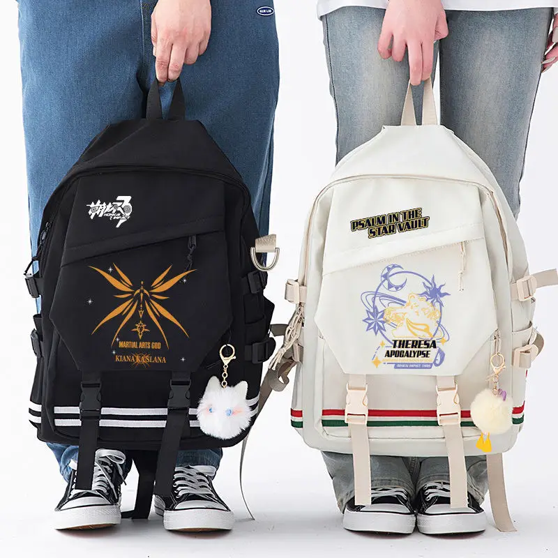 

Honkai Impact 3 Collaboration Boys Girls, Large Capacity Laptop For Middle And High School Students, Anime Backpack ANI