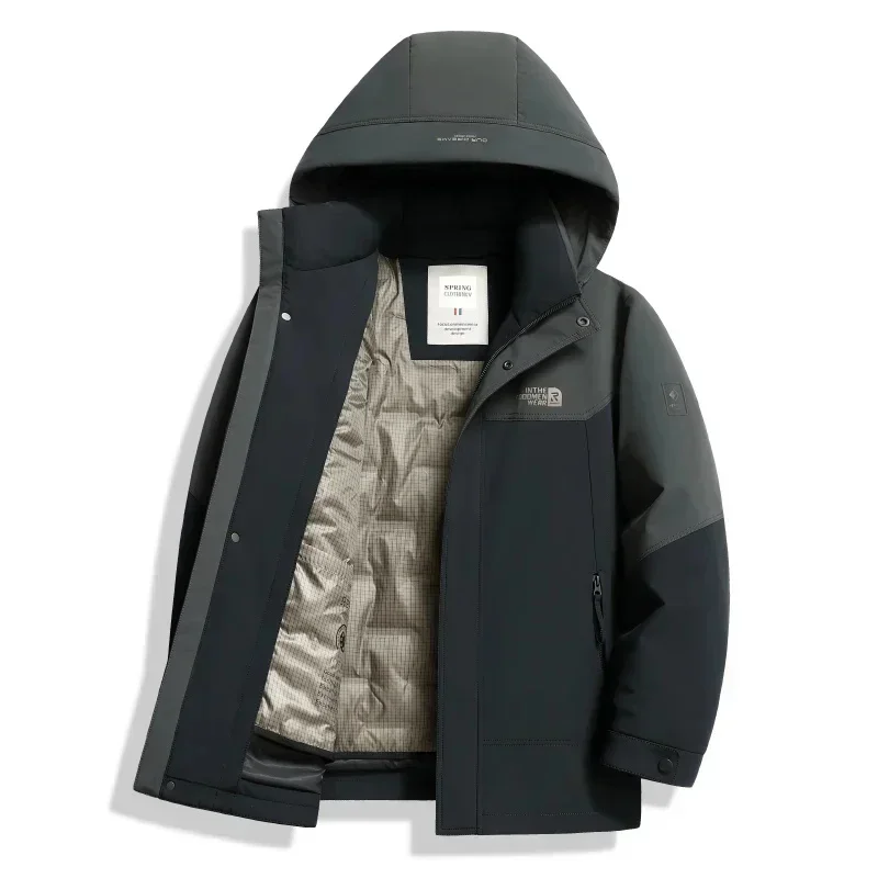 Designer Clothing Super Down Jacket Winter Men Cold Coat Goose Filled Thickened Premium Casual