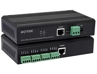 UT-6804MT-I Optoelectronic Isolation Serial Port Server Ethernet To 485 Serial Port Communication