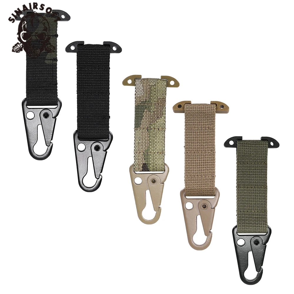 Tactical Clash Hook Hanging Carabiner ICB Molle Webbing Clip Olecranon Metal Outdoor Cummerbund Belt Hunting Vest Accessories
