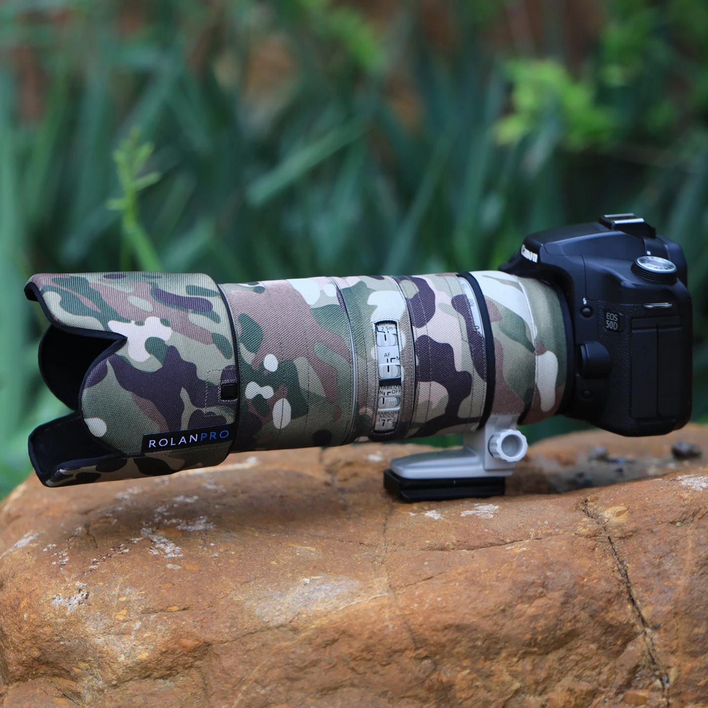 ROLANPRO Ống Kính Máy Ảnh Áo Ngụy Trang cho Canon EF 70-200 mét F2.8 L LÀ III USM Ống Kính ông tìm thấy mình là một súng quần áo