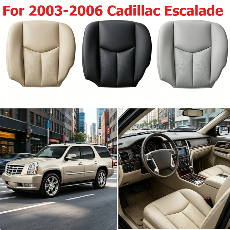 

1PCS Custom Front Seat Left-hand Drive Protection Bottom Seat Cover Backrest Cover for 2003-2006 Cadillac Escalade CarSeat Cover