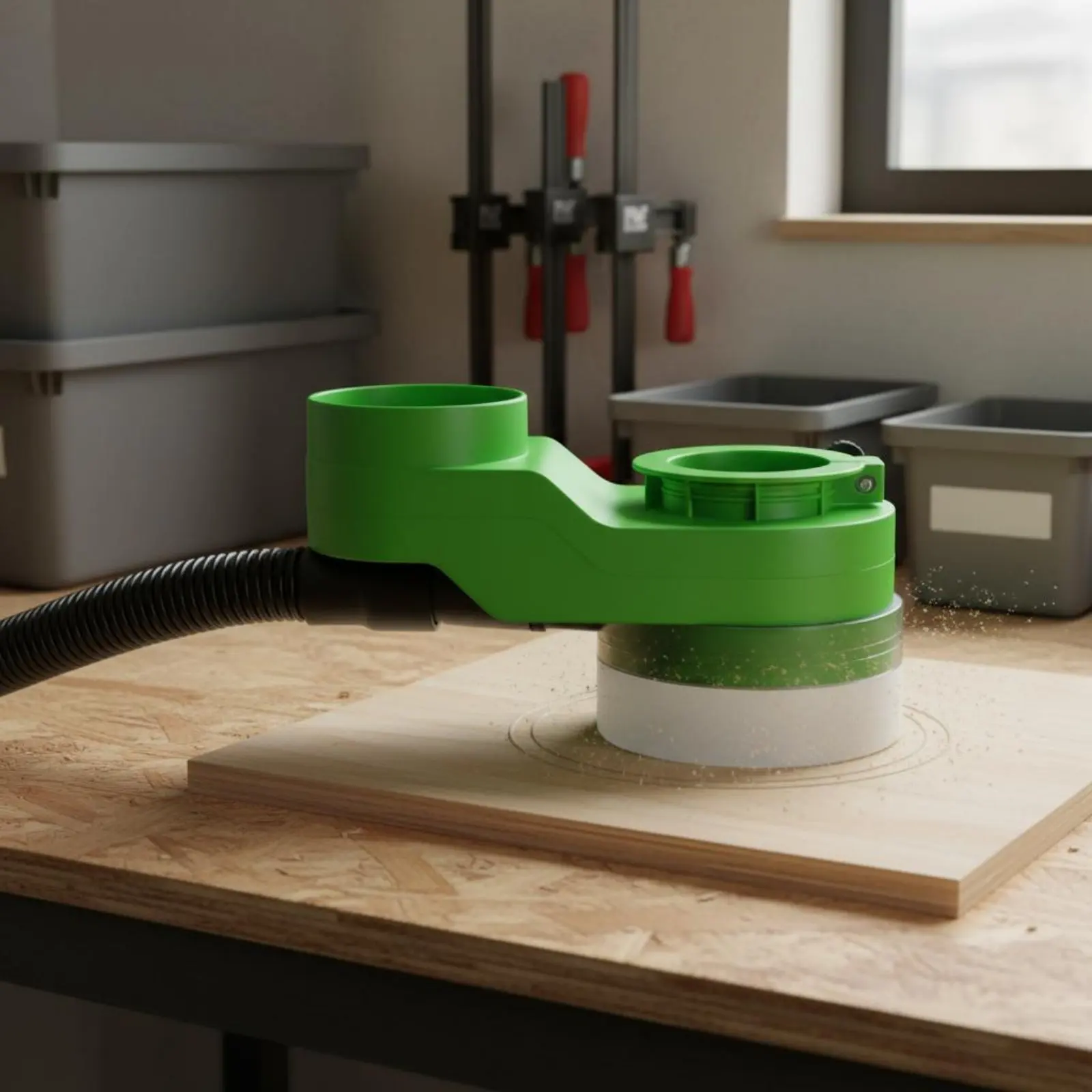 スピンドルダストカバー クリーンカッティング CNCダストフ - Tools For Woodworking Workshop のレビューと価格