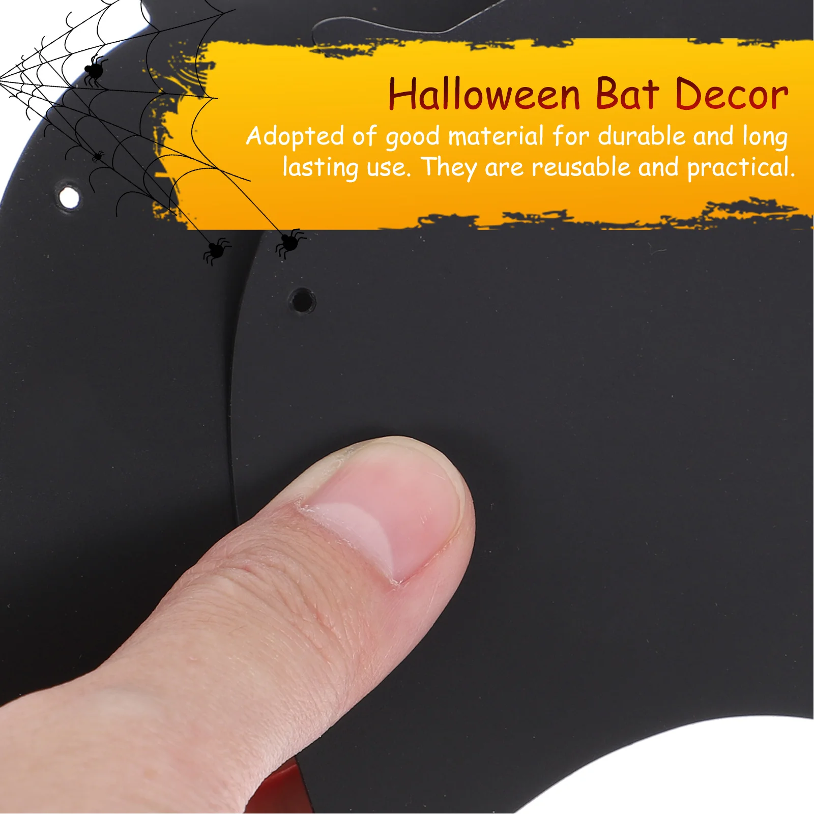 1 مجموعة هالوين الخفافيش ديكور عيون مضيئة في الهواء الطلق داخلي الطرف الديكور مسكون منزل الدعائم هالوين الخفافيش ديكور #6