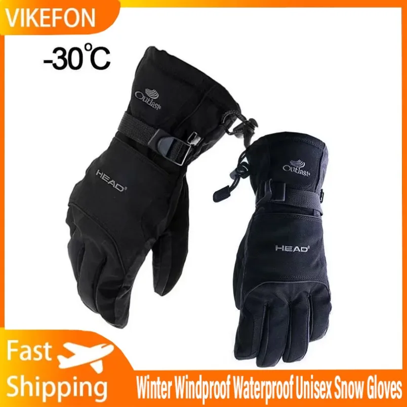 

New Riding Winter Gloves Windproof Waterproof Unisex Snow Gloves Brand Men's Ski Gloves Snowboard Gloves Snowmobile Motorcycle