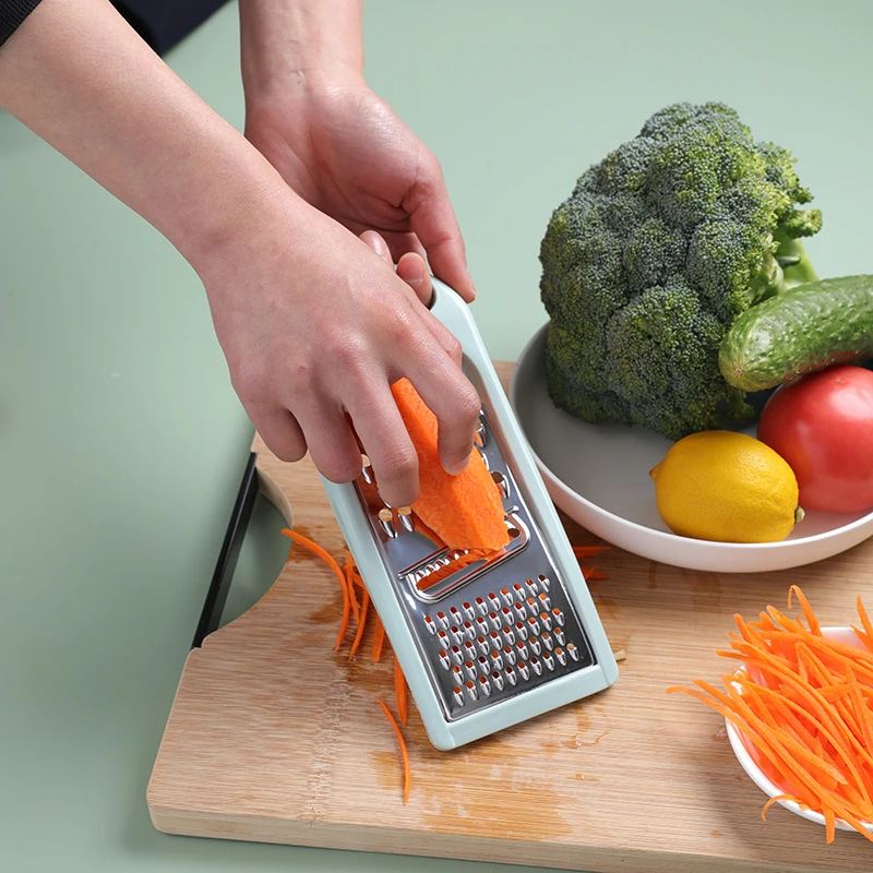 

Household Stainless Steel Grater 3-in-1 Potato Shredded Handy Cucumber Planer Multifunctional Vegetable Slicer Kitchen Utensils