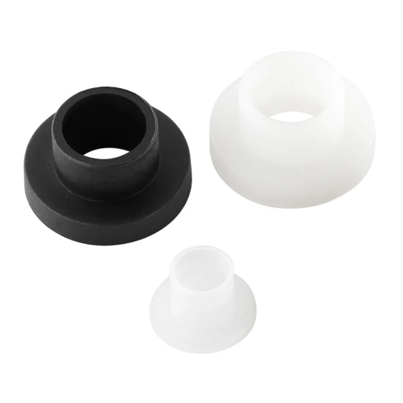 400Pcs TW3 TW6 TW9 TW10 T-Shaped Nylon Washer White/Black Transistor Washer Step Gasket Insulation Spacer M3 M4 M5 Sealing Ring