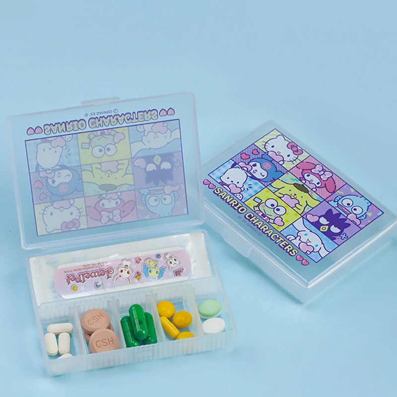 Sanrio Minha Melody Caixa De Armazenamento, Cinnamoroll Kawaii Anime Desenhos Animados, Moedas Pill Box, Jóias Brinquedos De Armazenamento, Presentes de Aniversário, Bonito