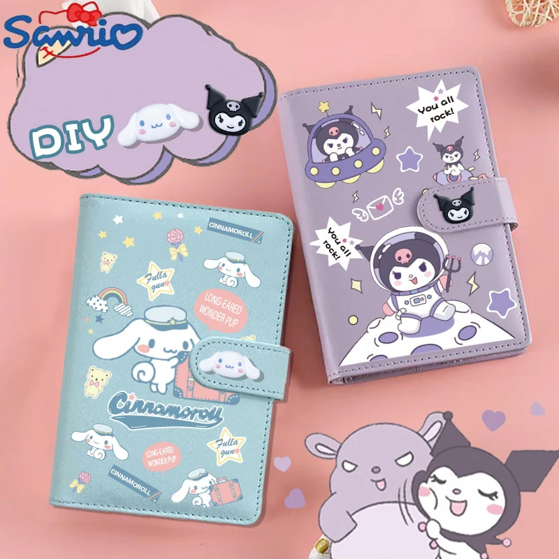 

Аниме Sanrio Cinnamoroll Kawaii блокнот Kuromi Мультфильм милая девушка ручная роспись Высокая красота Ins стиль студенческий дневник подарок для детей