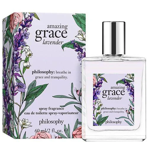 Philosophy Amazing Grace Perfume 60ml EDT Long Lasting 10h Lavender Bergamot Ballet Rose Clean Fresh Floral Spray Independence Day 4th of July Father Day Gift Idea Creative Birthday Wedding Anniversary Milestone Graduation Celebration Vaporisateur view 7