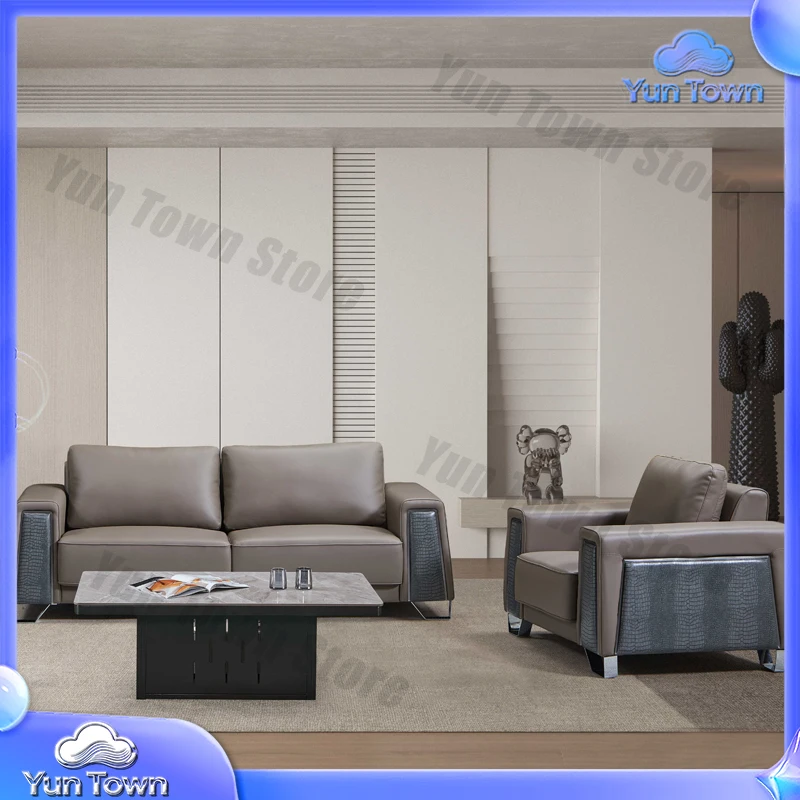 Nordic Modern Sofa Design Leather Sectional Office Sofa Hotel Furniture Set Furniture Couch Living Room Sofa Office Furniture