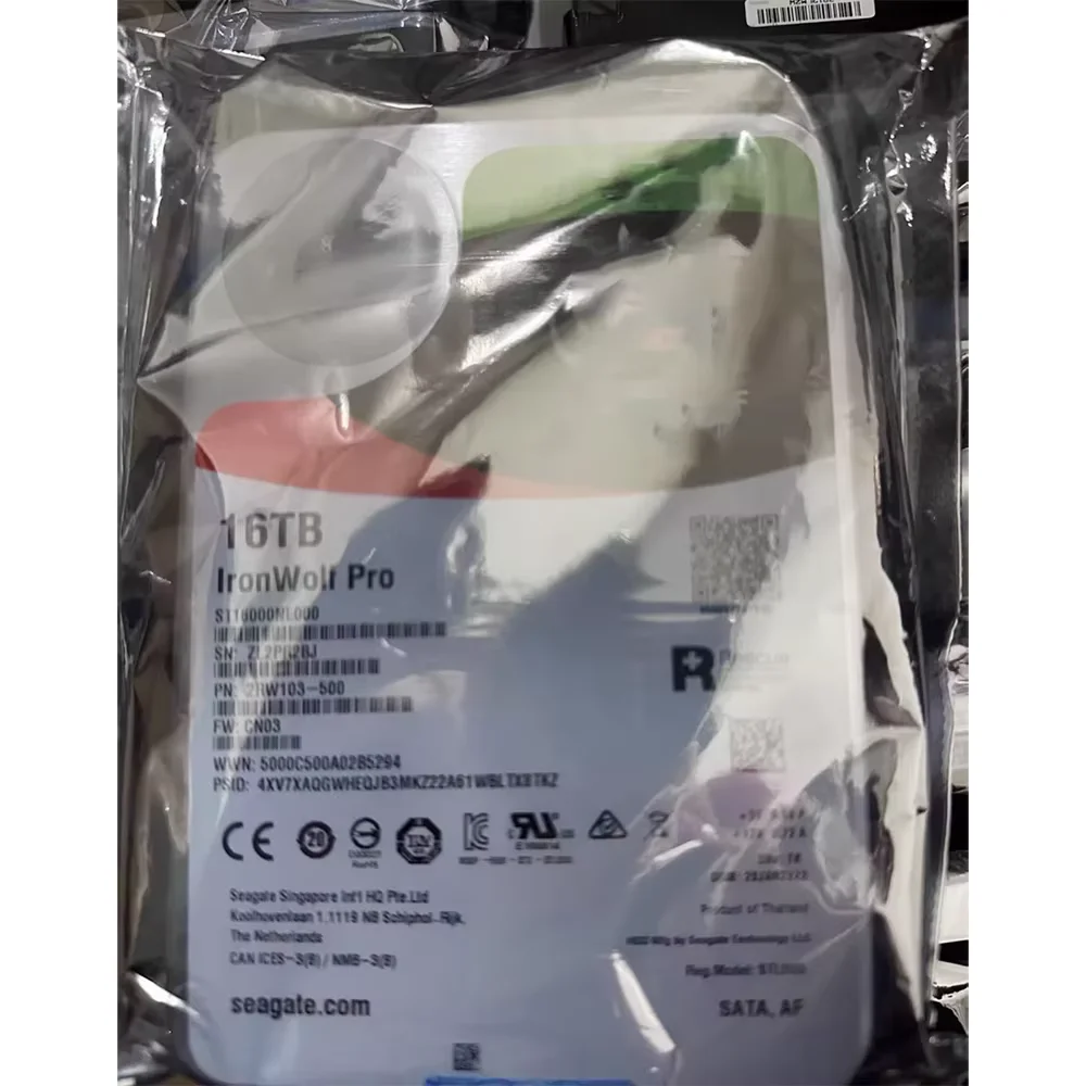 For Seagate HDD 16Tb 256Mb 7200 SATA 3.5'' Hard Drive ST16000NE000