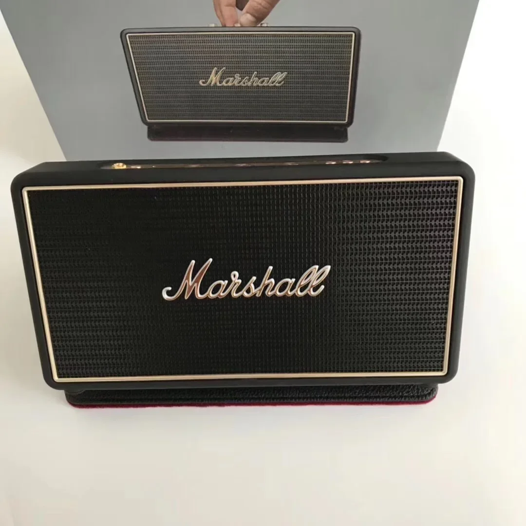 Marshall Stockwell Wireless Bluetooth Speaker IPX7 Waterproof Home Outdoor Speaker Stereo Subwoofer Retro Bluetooth Speaker