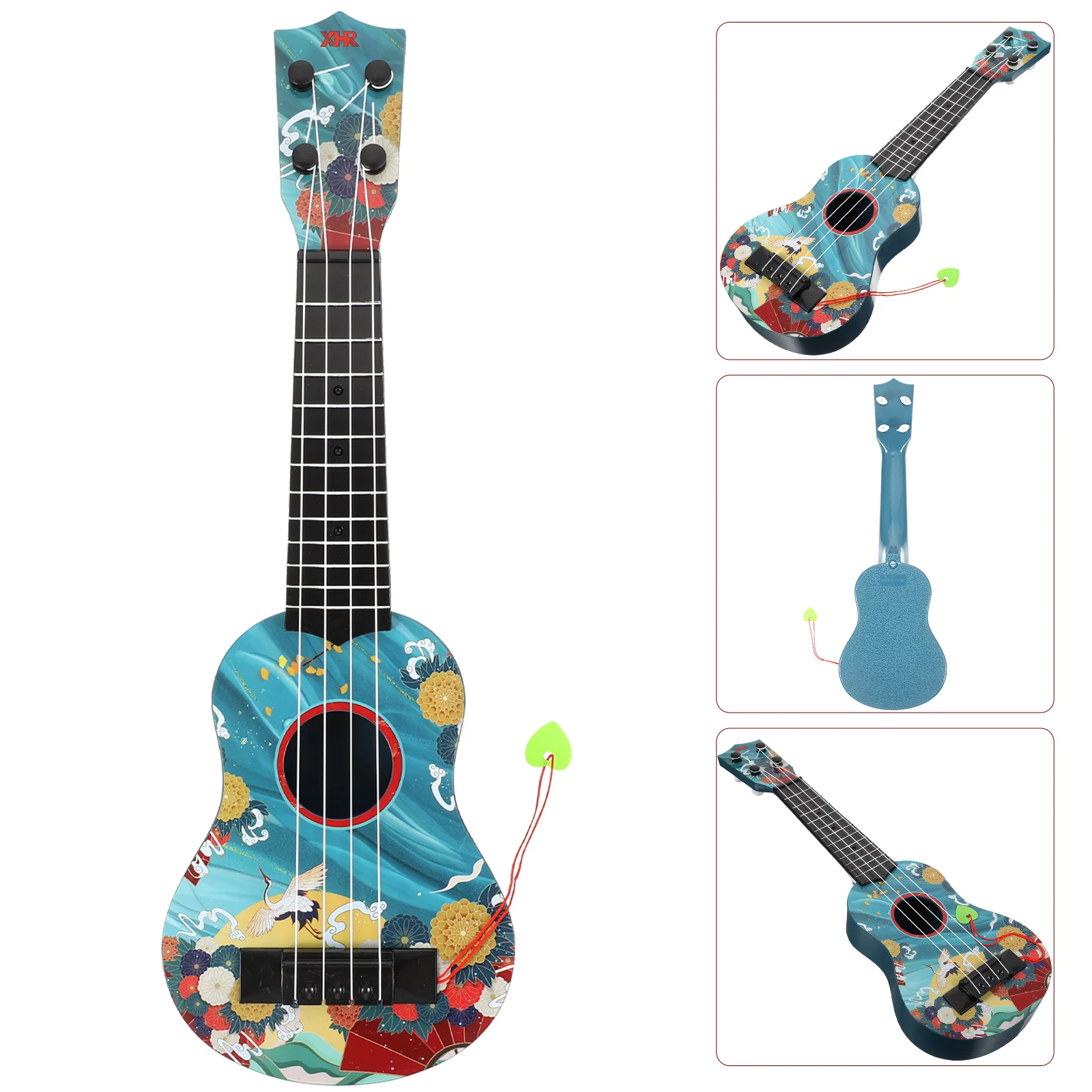 Kinderukelele Kinderspeelgoed Vroeg onderwijs Muziek Educatieve gitaar Kunststof voor cadeau Peuter Beginner