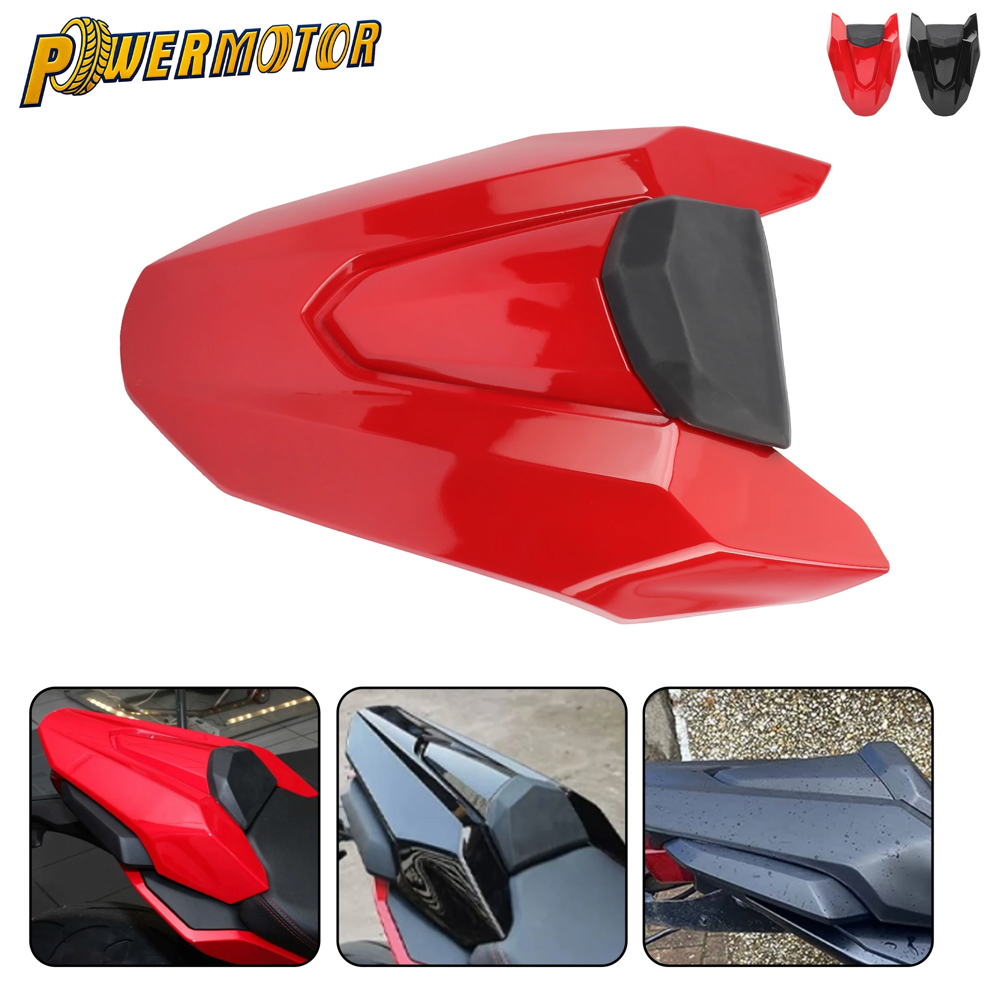 

Motorcycle Pillion Rear Passenger Seat Cover For Honda CB650R CBR650R CB CBR 650 R 2024 2025 Moto Tail Section Fairing Cowl