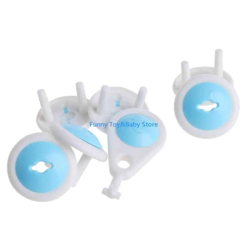 6 قطعة مأخذ كهربائي الطفل أطفال الأطفال حارس السلامة للحماية C90B #6