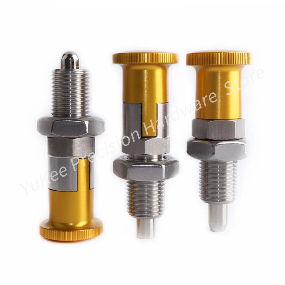 Factory In Stock YK210 Cone Head/Round Head/Flat Head Pin Knob Plunger Indexing Plunger Spring Pin Locking Spring Screw With Nut