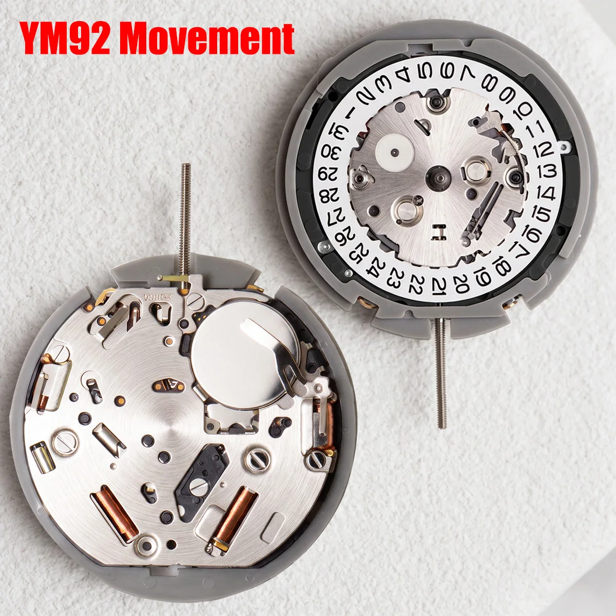 New Japanese YM92A Movement YM92 6.9.12 Fully Automatic Quartz 12 Inch Center Second Chronograph Movement DIY 2026