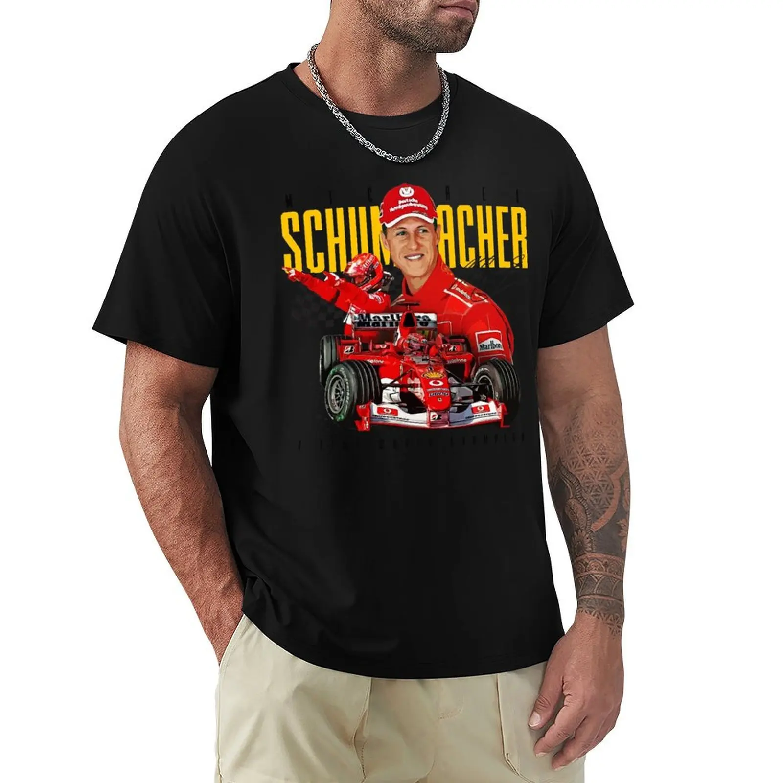 Mícháél Schúmáchér T-Shirt man t shirts cotton T-Shirt