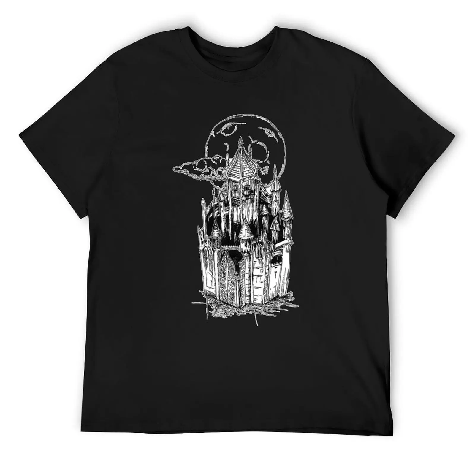 

Футболка Castle's EP Lil Peep, роскошная футболка с аниме, мужская футболка с синим замком и графикой