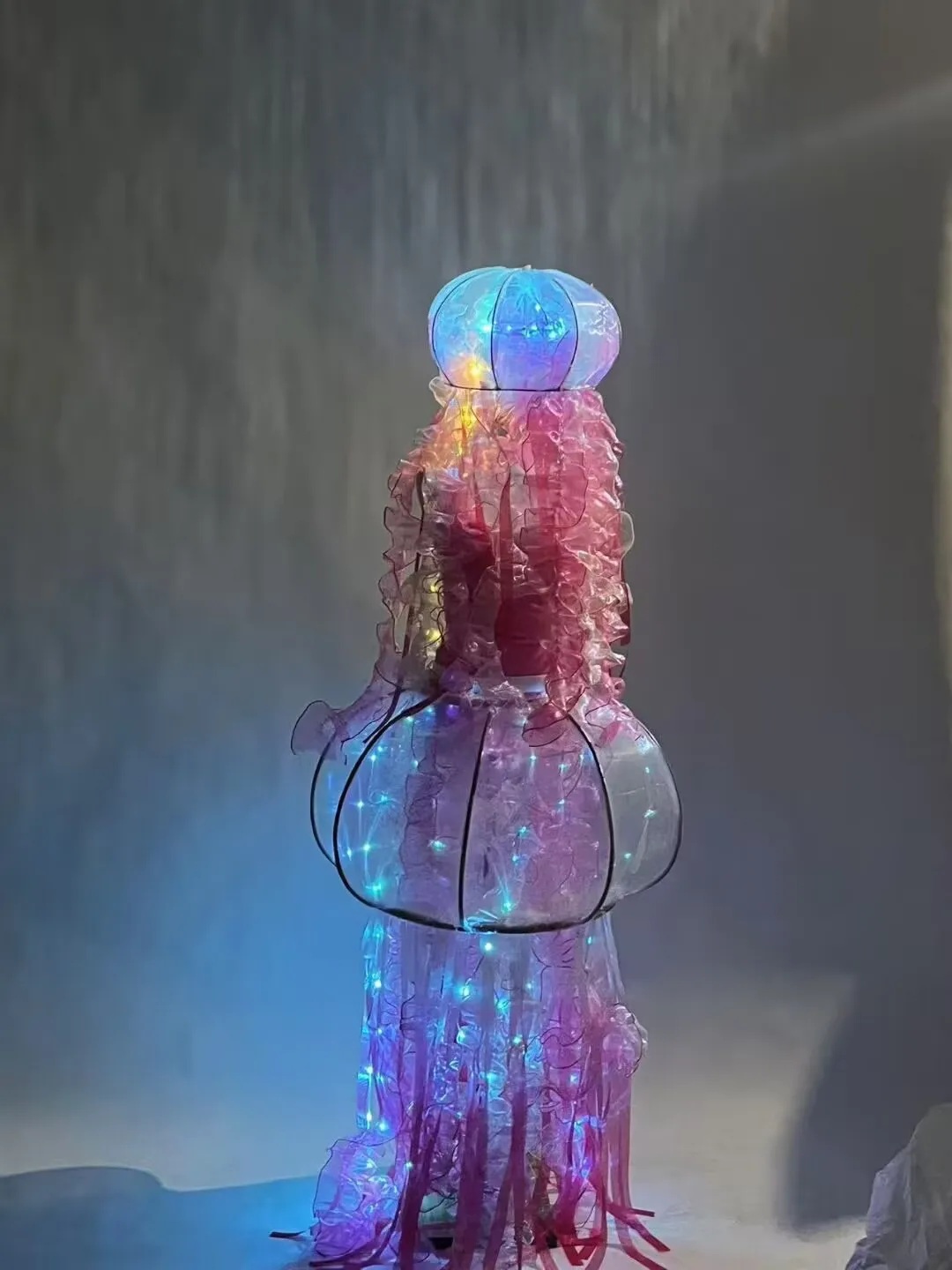 Luxury Jellyfish light costume oceam theme sea party carnival festival performance outfit  Nightclub Outfit Show Stage Wear