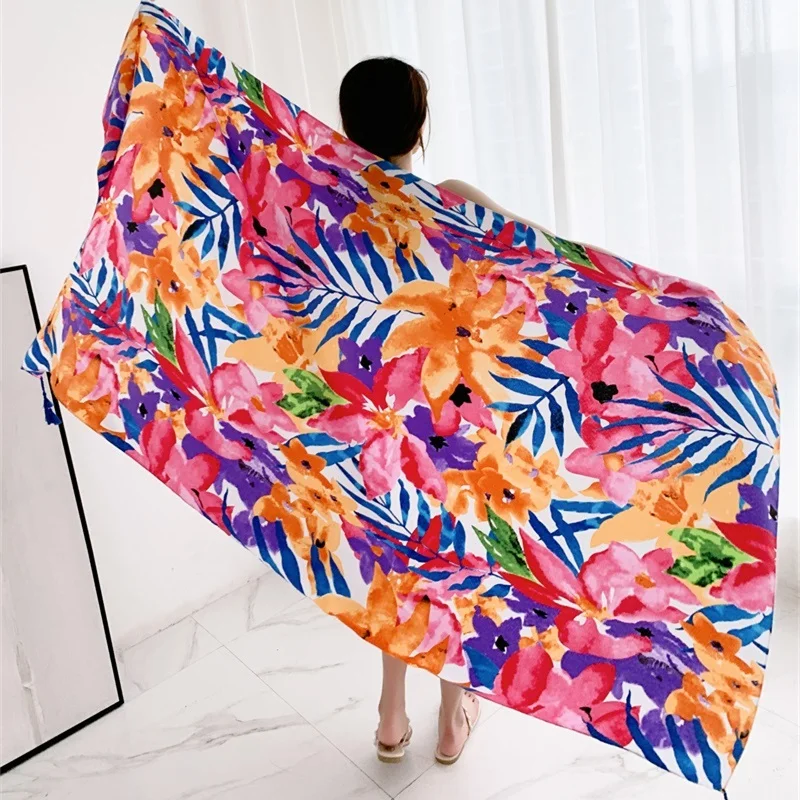 Vestido de praia de linho e algodão feminino, encobrimento de biquíni, sarongue, maiô brasileiro, cobertura de banho, 90x180cm, 20 estilos