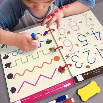 Toddler Tracing Practice Workbook 1
