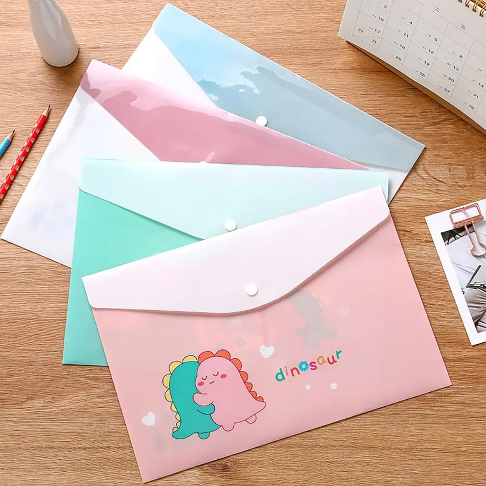 4 stücke 4 stücke Datei halter tragbare pp Snap Schnallen Taschen ordner wasserdicht langlebig a4 Ordner Büro