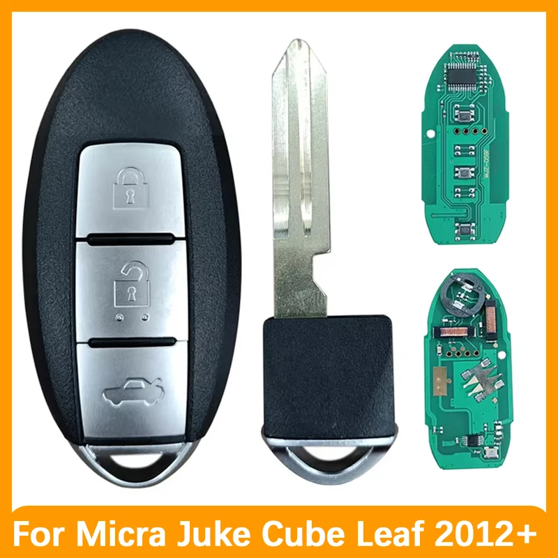 

CN027045 Original 3 Button Smart Key Keyless Key 434MHZ PCF7952 FCCID TWB1G694 285E3-9KN0A For Micra Juke Cube Leaf 2012+