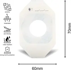 5PCS  Transpirable Sensor Freestyle Libre 1 & 2 Fixing Plaster for CGM/FGM Sensors & Insulin Patch Pumps - Optimal Hold