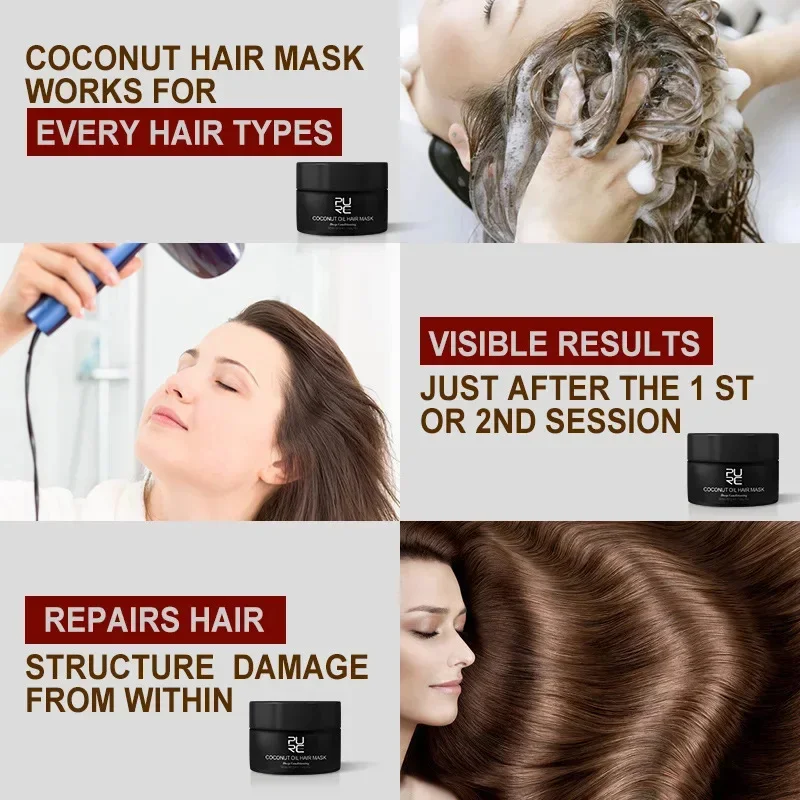 Keratin Collagen Pro Hair Mask Repair Dry Split Ends Frizzy Damaged Deeply Moisturize Soft Smooth Shiny Women Hair Care Products