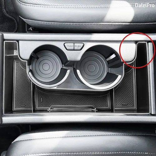 Imagen 2 del producto Caja de almacenamiento para consola central Kona Hybrid SX2 2024 2025, caja de almacenamiento para gafas, portavasos, bandeja organizadora para teléfono y coche, accesorios para coche