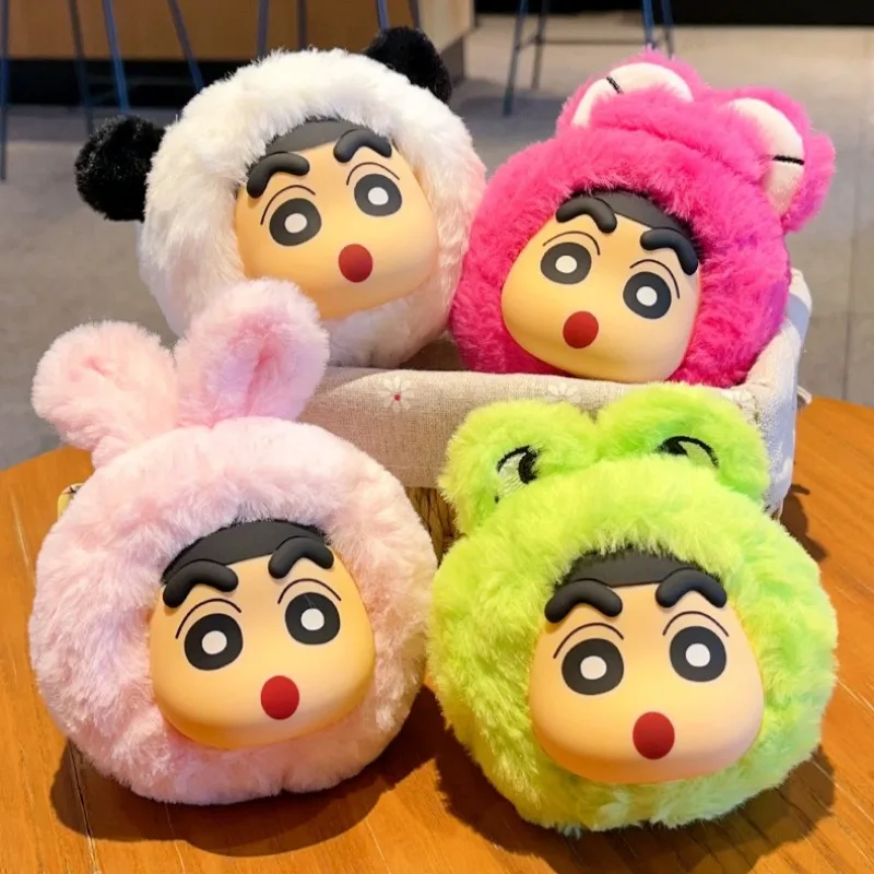 

New Crayon ShinChan Plush Toy Keychain Couple Car Cartoon Anime Keychain Pendant Girl Cute Toys Backpack Pendant Christmas Gift