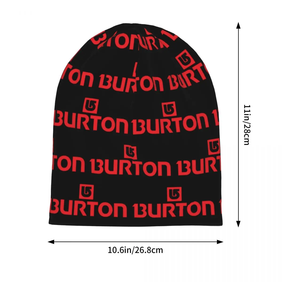 Burton Snowboard Sportive Warm Knitted Cap Hip Hop Bonnet Hat Autumn Winter Outdoor Beanies Hats for Unisex Adult