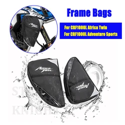 CRF1000L bolsas para marco de motocicleta, bolsa lateral impermeable para almacenamiento de herramientas para Honda CRF 1000L Africa Twin Adventure Sports Crash Bars