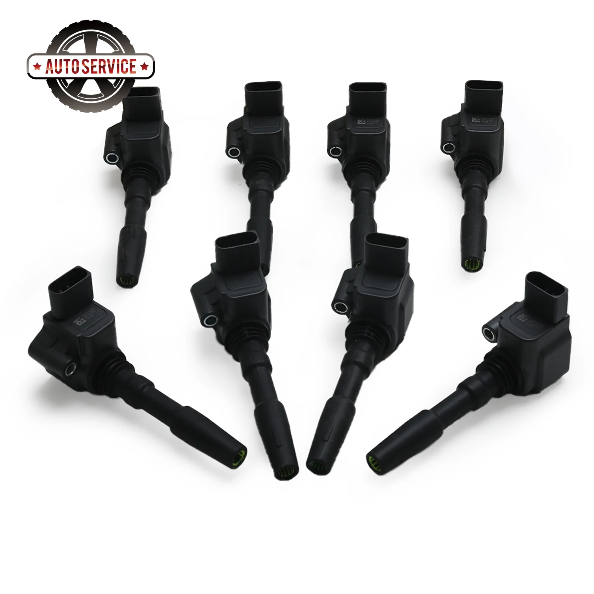 Ignition Coil Set 079 905 110 L For Audi A6 A7 Sportback A8 S8 RS6 RS7 Bentley Continental GT3-R 4.0TFSI V8 DDTA CTFA 079905110F