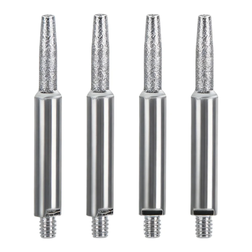 12PCS Hand Crank Manual Chainsaw Chain Sharpener with Diamond Emery Grinding Heads for Sharpening Chainsaw Chains